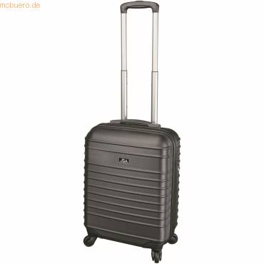 Reisetrolley 55cm ABS-Kunststoff 40l schwarz-0