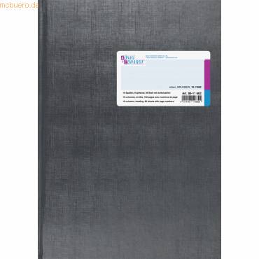 Spaltenbuch A4 mit Kopfleiste 16 Spalten 96 Blatt hellblau-0