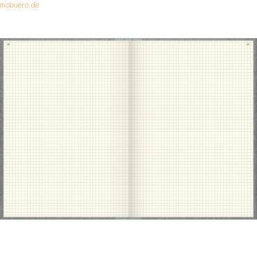 Geschäftsbuch mit Deckenband A4 192 Blatt kariert-1