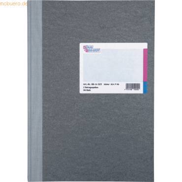 Spaltenbuch A4 2 Spalten 96 Blatt hellblau-0