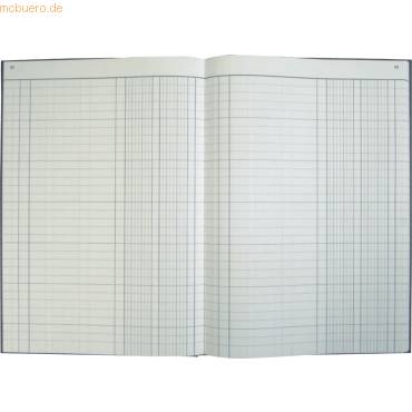 Spaltenbuch A4 2 Spalten 96 Blatt hellblau-1