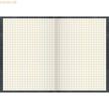 Geschäftsbuch A6 kariert 96 Blatt grau-1