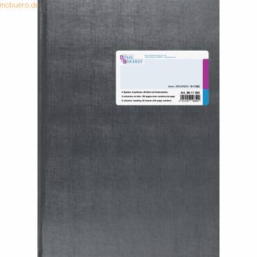 Spaltenbuch A4 mit Kopfleiste 8 Spalten 96 Blatt-0