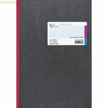 Geschäftsbuch A4 96 Blatt kariert broschiert-0
