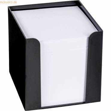 Zettelbox 9,5x9,5x9,5cm schwarz-0