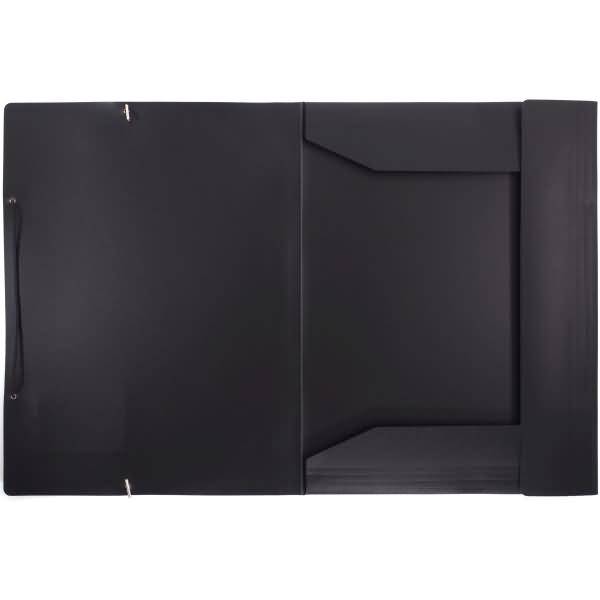 Eckspanner-Mappe A3 PP Standard schwarz-1