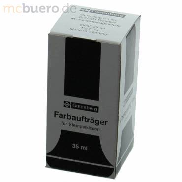 Stempelfarbe ohne Öl 35ml schwarz-0