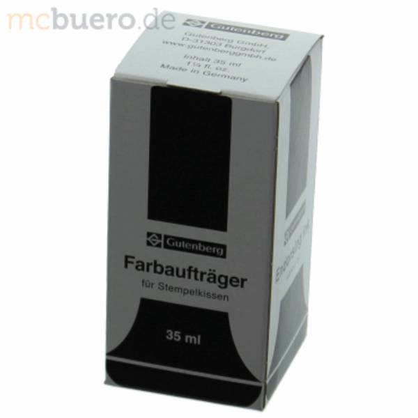 Stempelfarbe ohne Öl 35ml schwarz