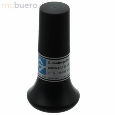Stempelfarbe ohne Öl 35ml schwarz-1
