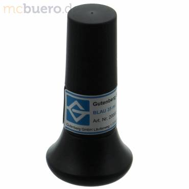 Stempelfarbe ohne Öl 35ml blau-1