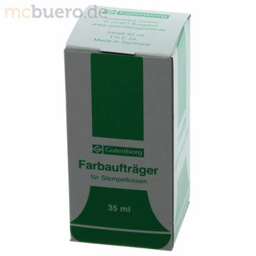 Stempelfarbe ohne Öl 35ml grün-0