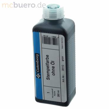 Stempelfarbe ohne Öl 250ml grün-0