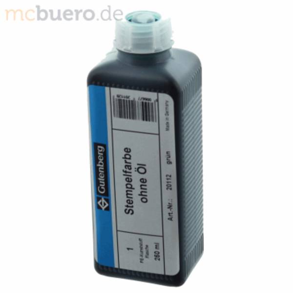 Stempelfarbe ohne Öl 250ml grün