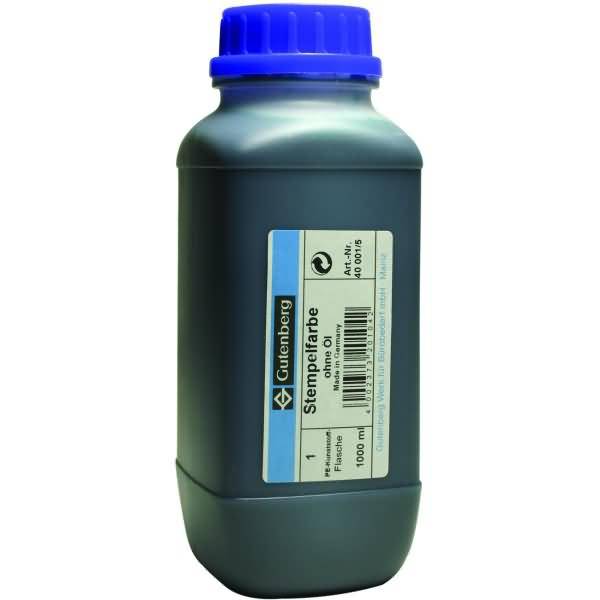 Stempelfarbe ohne Öl 1l blau