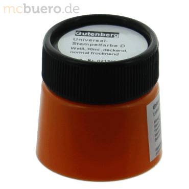 Stempelfarbe Universal D 30ml weiß-0