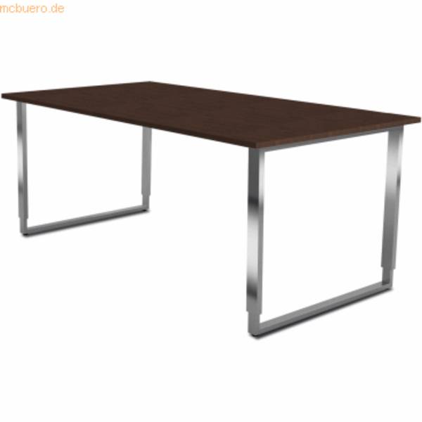 Schreibtisch Aveto Bügelgestell 160x80x68-82cm höhenverstellbar wenge