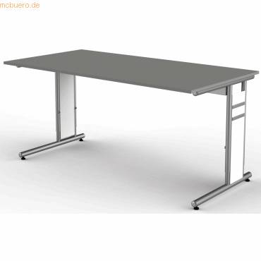 Schreibtisch StageOne Form 4 BxT160x80cm grafit-0