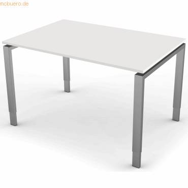 Schreibtisch StageOne Form 5 BxT 120x80cm weiß-0
