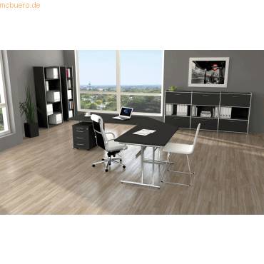 kerkmann Konferenztisch ARTLINE, (B)2.000 mm, anthrazit (71400858)-1