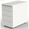 Standcontainer M-ove H720-760xB430xT800mm weiß m.4 Schubl.KERKMANN