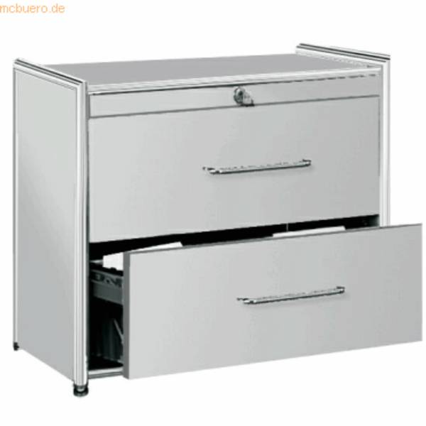 Hängeregistraturschrank Artline Transparent BxTxH 100x47x80cm weiß