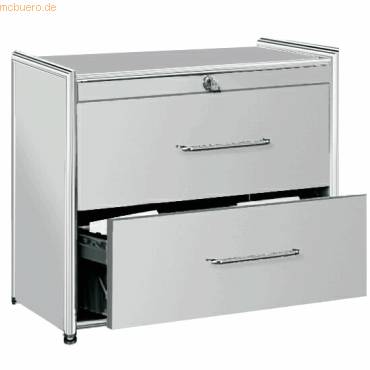 Hängeregistraturschrank Artline Transparent BxTxH 100x47x80cm weiß-0