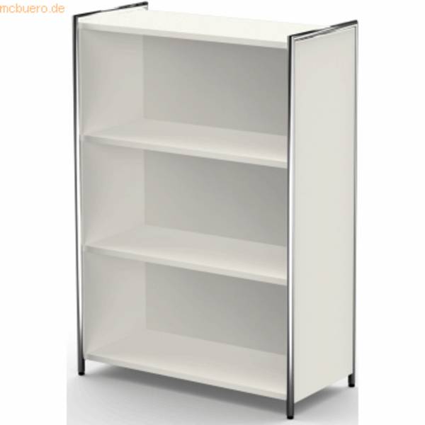 Anbau-Sideboard / Raumteiler Artline BXHxT 800x1150x380mm 2 Böden weiß