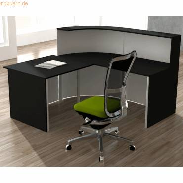 Theke Cento 4 BxT 180x195cm weiß/anthrazit-1