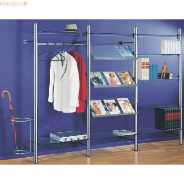 Kleiderbügel arte Durchmesser 9mm Aluminium-1