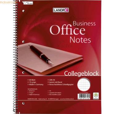 Kollegblock Work A4+ kariert 70g/qm VE=80 Blatt-0