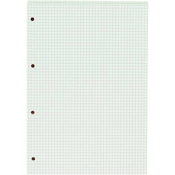 Briefblock Office A4 50 Blatt 70 g/qm 4-fach gelocht kariert-1