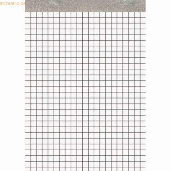 Notizblock ohne Deckblatt A4 50 Blatt 70 g/qm kariert