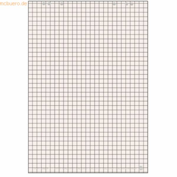 Flipchartblock 68x98cm 20 Blatt 80g/qm kariert 25 mm