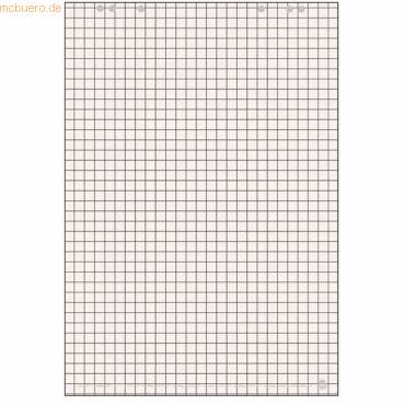 Flipchartblock 68x98cm 20 Blatt 80g/qm kariert 25 mm-0