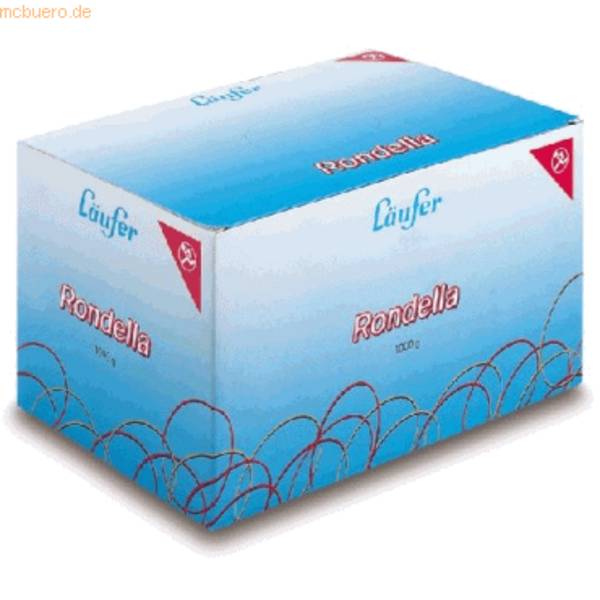 Gummibänder Rondella 200x17mm/125mm rot 1kg