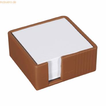 Zettelbox La Linea Leder terrakotta-0