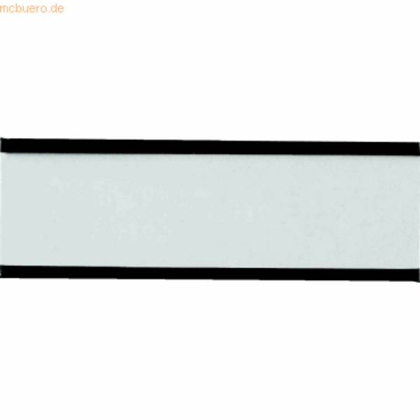 Magnetetikettenträger 20x60mm schwarz VE=54 Stück