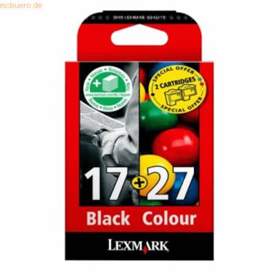 Tinte LEXMARK 80D2952   Z23  (2) BLACK-COL