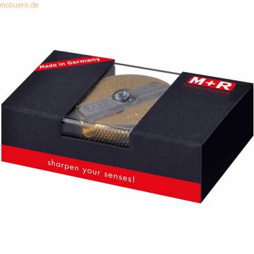 Doppelspitzer rund Messing Geschenkverpackung