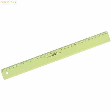 Lineal schmal 30cm transparent farbig sortiert-0