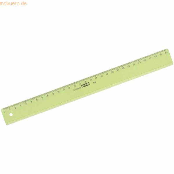Lineal schmal 30cm transparent farbig sortiert