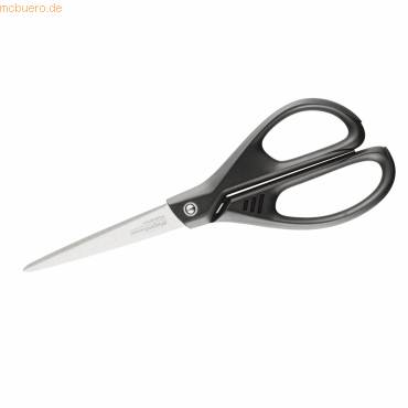 Schere Essentials Green 21 cm schwarz auf Blisterkarte-1