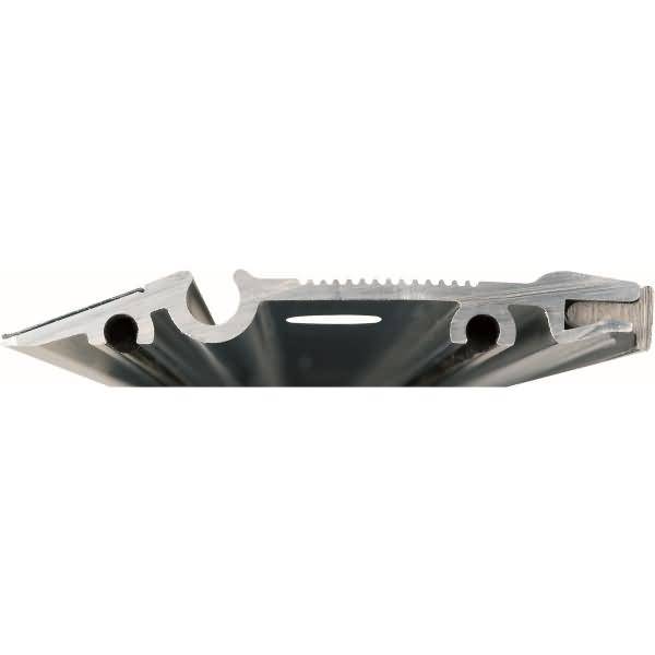 Schneidelineal Profila eloxiertes Aluminium 60 cm schwarz/blau Blister-1