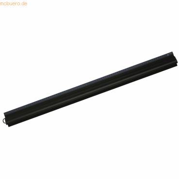 Schneidelineal Quadra eloxiertes Aluminium 80 cm schwarz/blau Blister-0