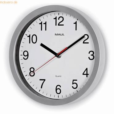 Wanduhr MAULrun 25cm silber-1