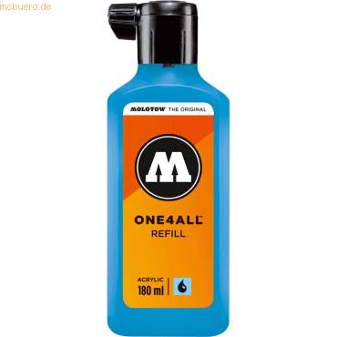 Nachfüllflasche ONE4ALL ACRYLIC 180ml, Nr. 161, schockblau mittel-0