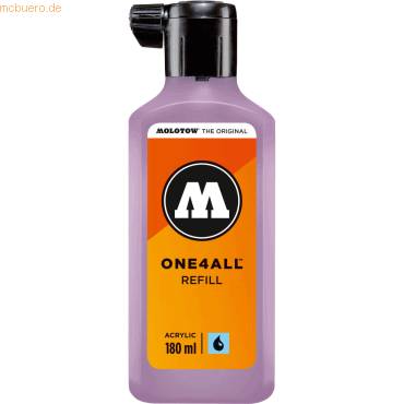 Nachfüllflasche ONE4ALL ACRYLIC 180ml, Nr. 201, flieder pastell
