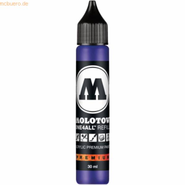 Nachfüllflasche ONE4ALL ACRYLIC 30ml, Nr. 204, echtblau