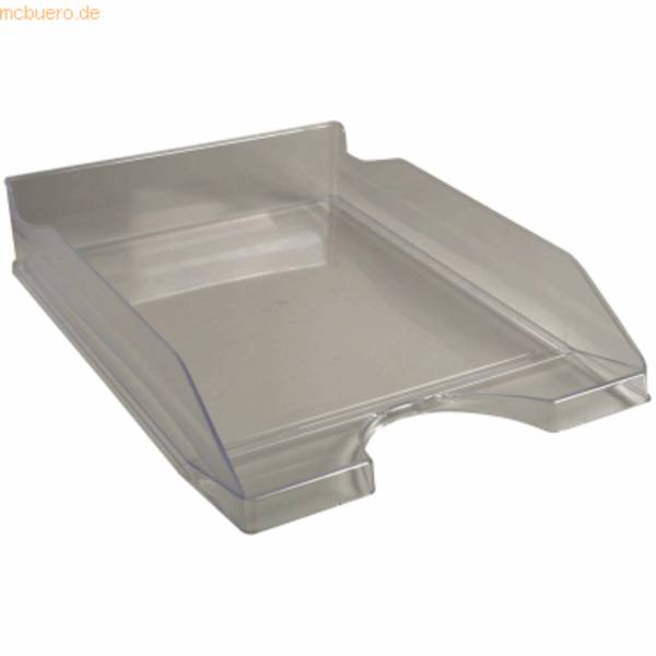Briefablage Ecotray Office A4 transluzent grau