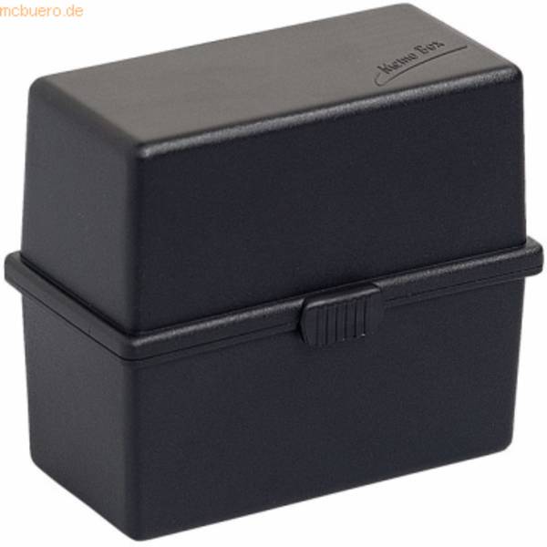 Memo-Box Din A8 quer Office schwarz